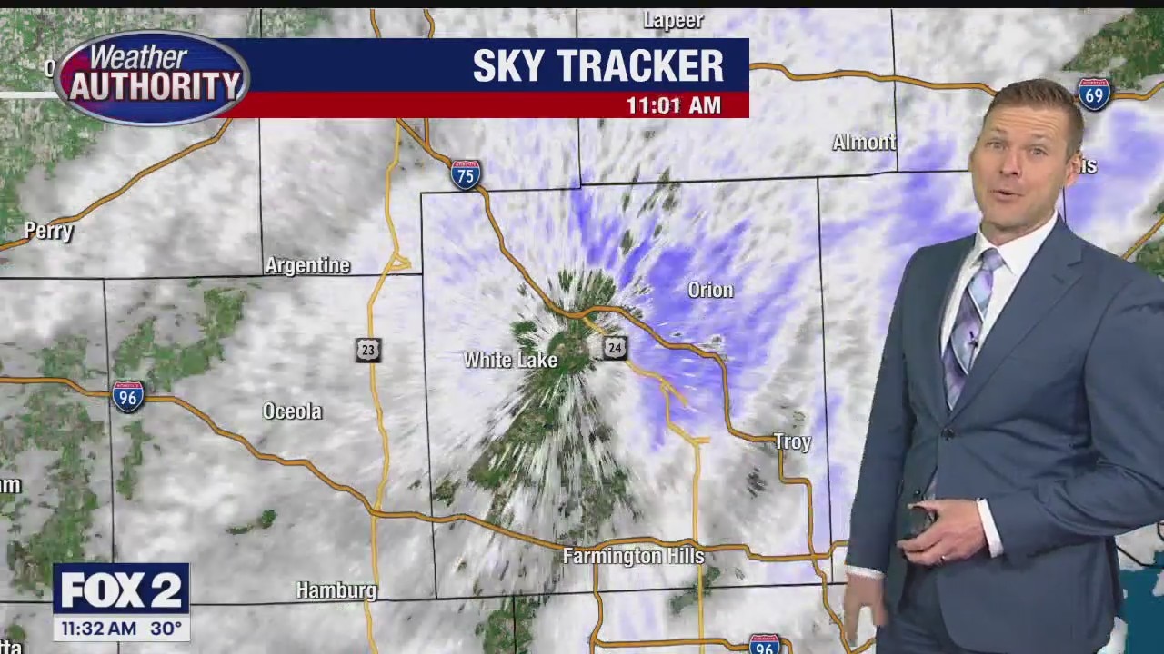 Snow showers heading through much of this week