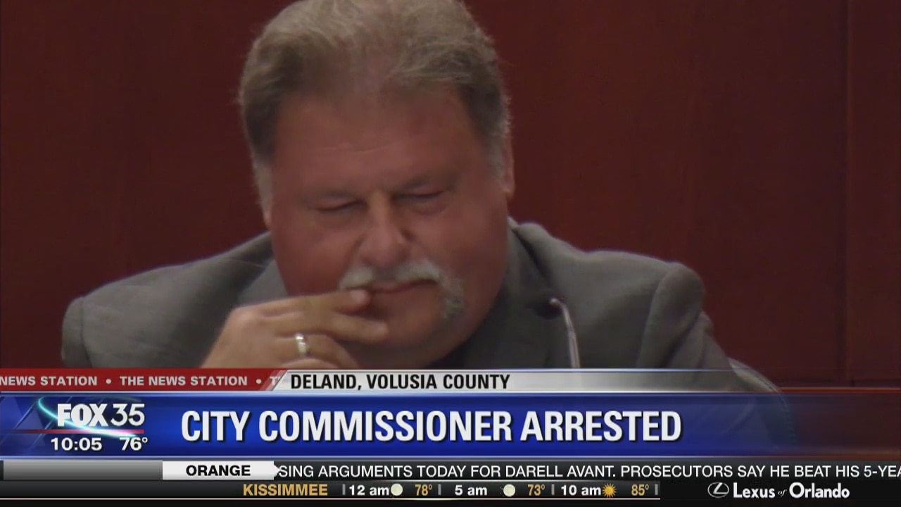 DeLand city commissioner arrested
