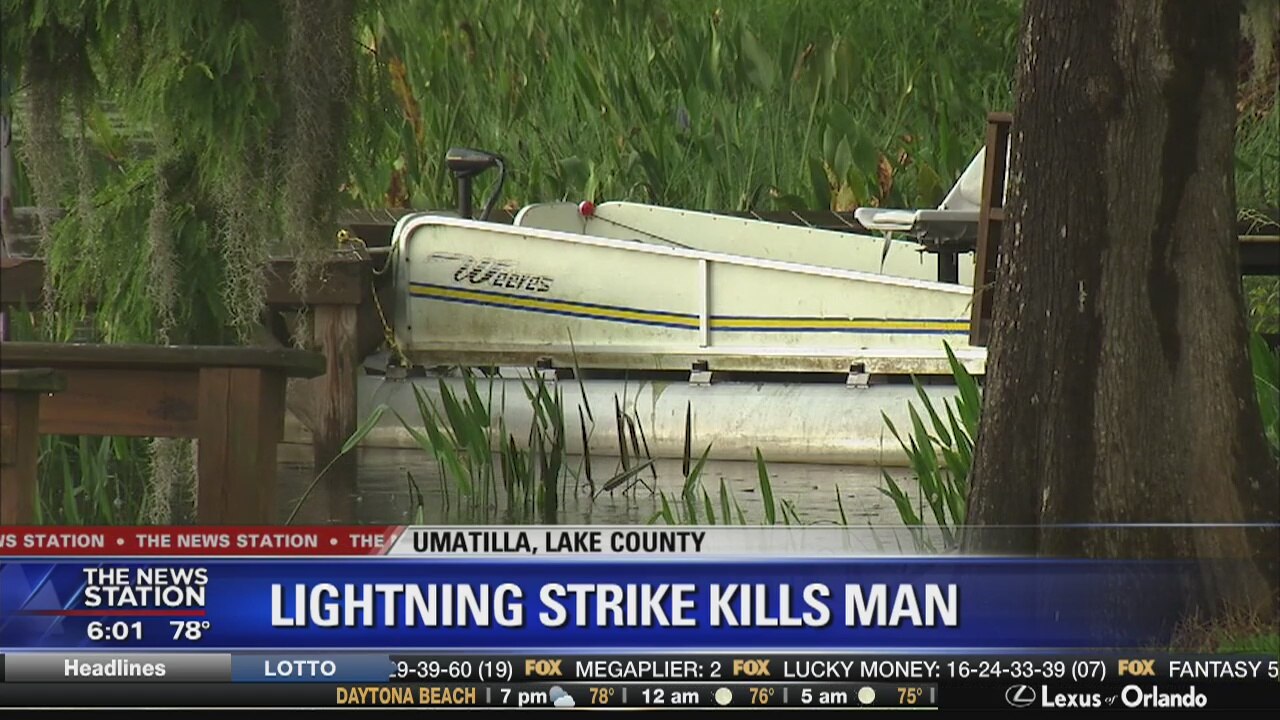 Boater's death appears to be caused by lightning