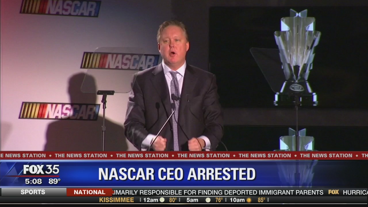 NASCAR CEO arrested