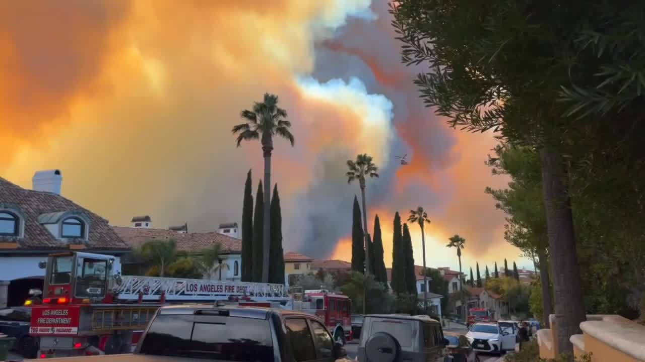 Wind fuels Palisades fire