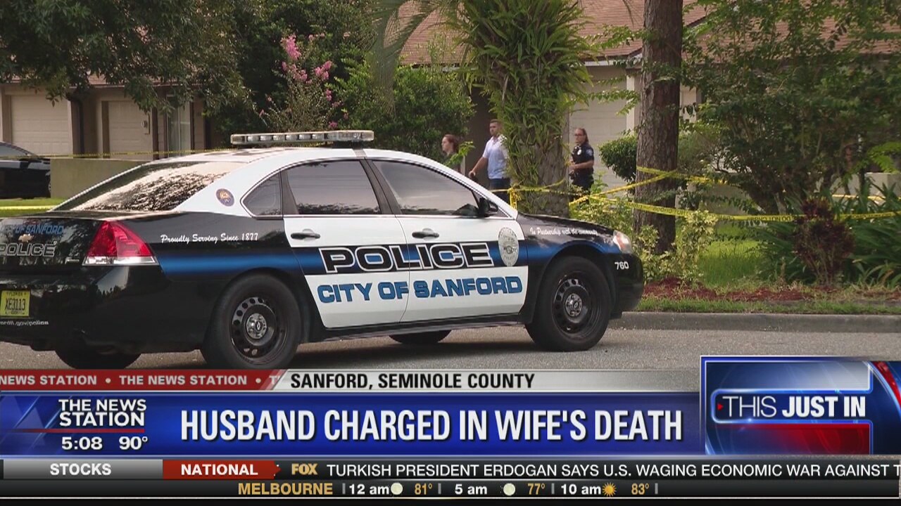 Husband charged in wife's death