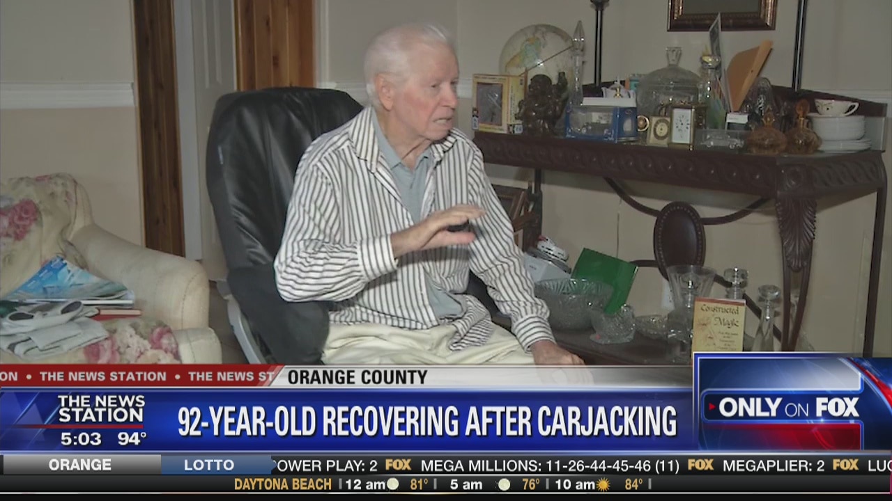 Man, 92, refuses to be victimized after carjacking