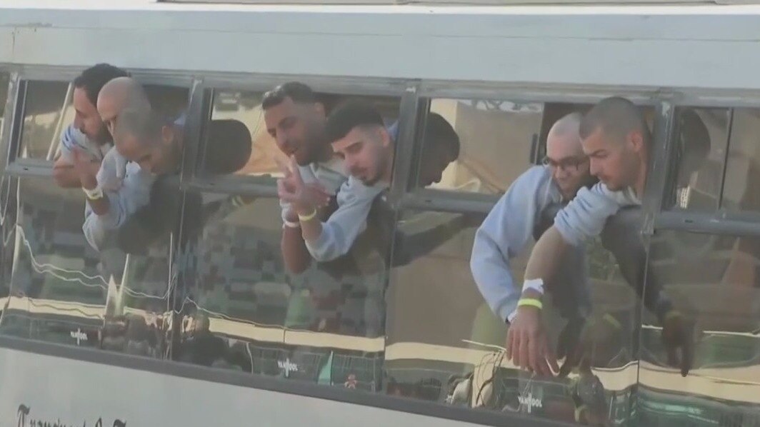Israel frees 183 Palestinians after 3 captives released in Gaza
