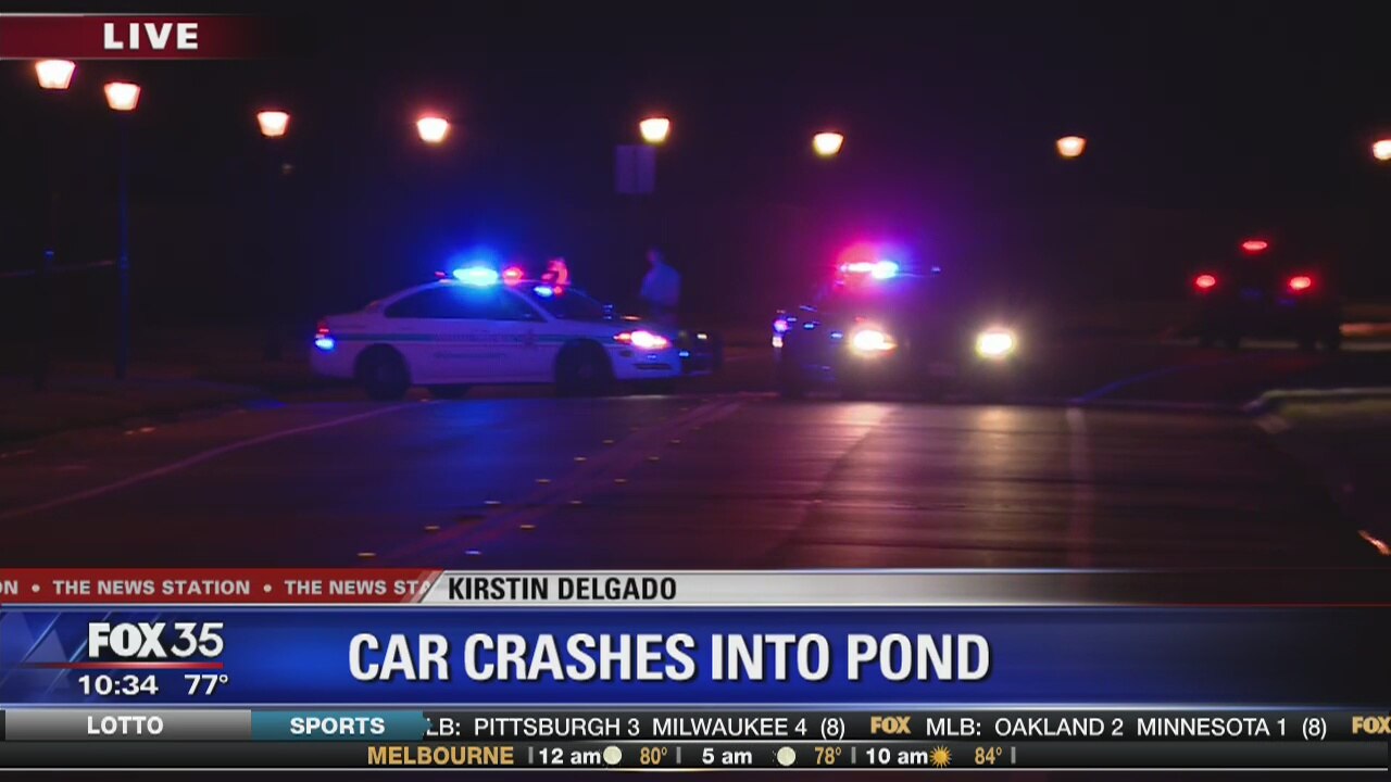 FHP: Man dies after crashing into retention pond
