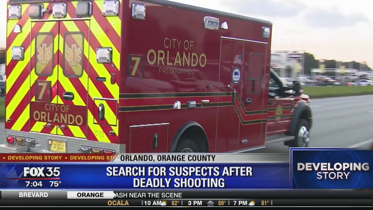 Search for suspects after deadly shooting
