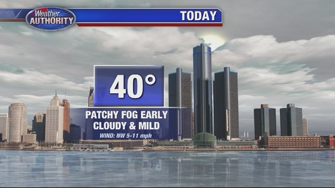 Patchy Fog Early, Clouds Later