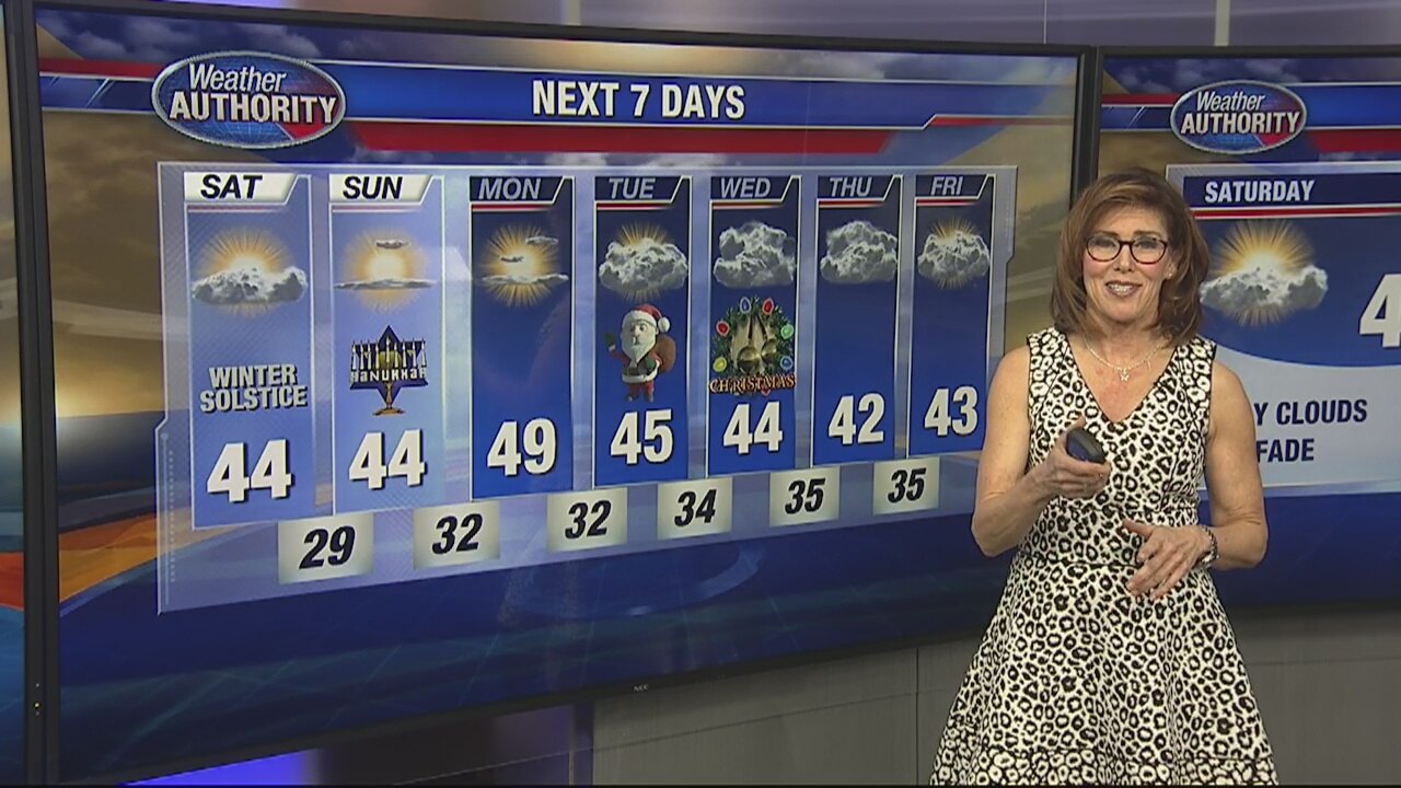 Sunny and Mild This Afternoon