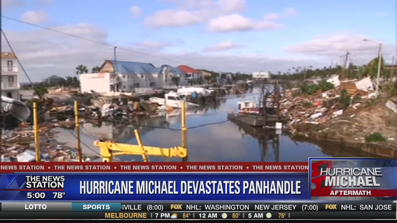 Michael's path of destruction