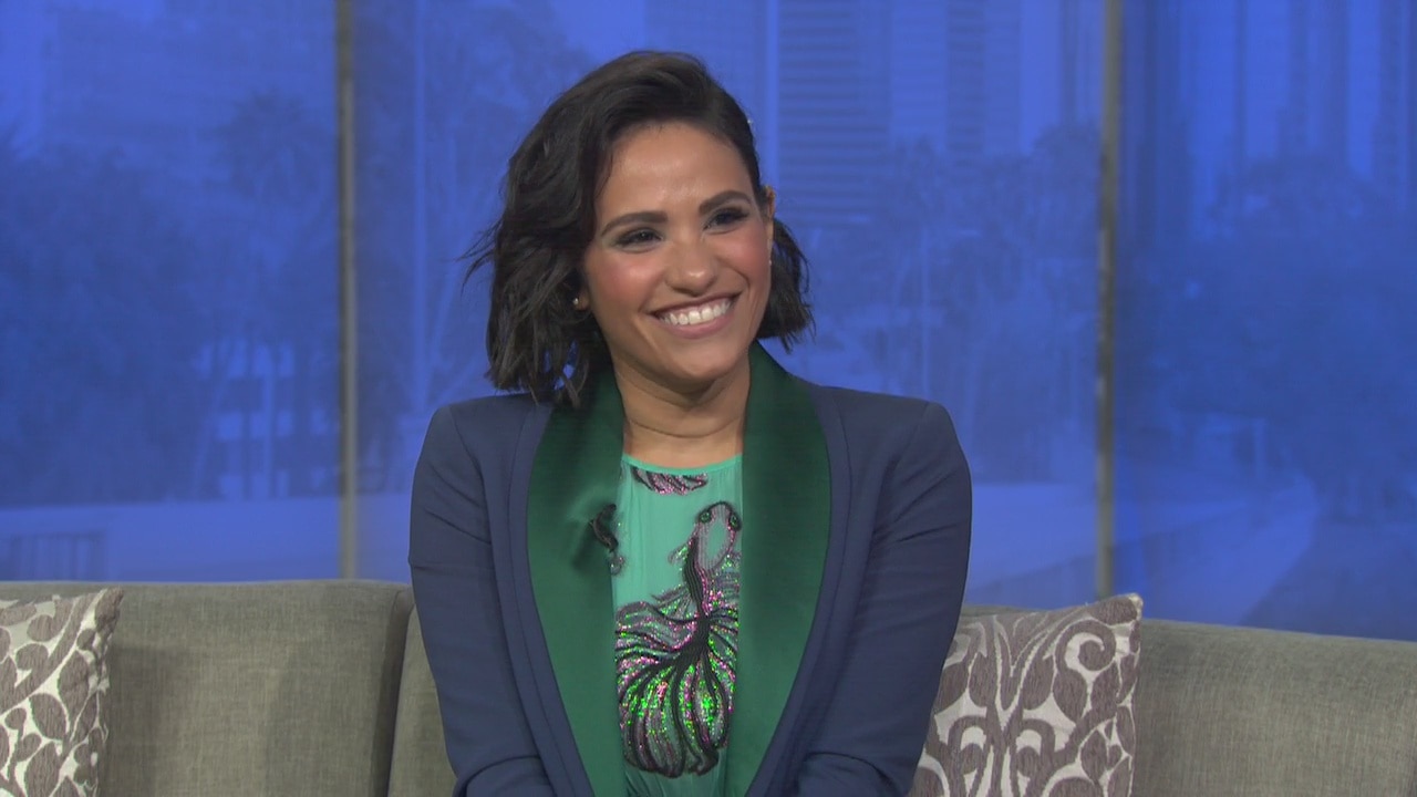 Actress Tiffany Smith starring as Meghan Markle in 'Becoming Royal' Lifetime movie