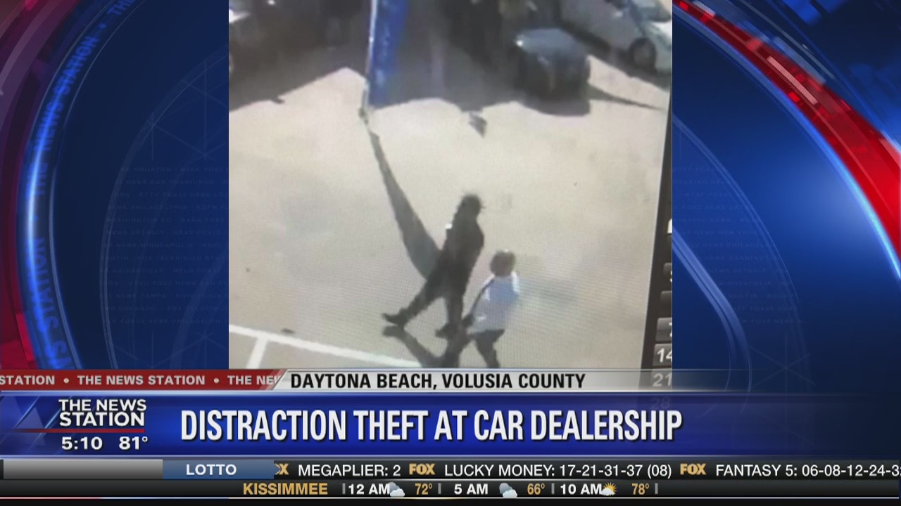 Distraction theft at car dealership