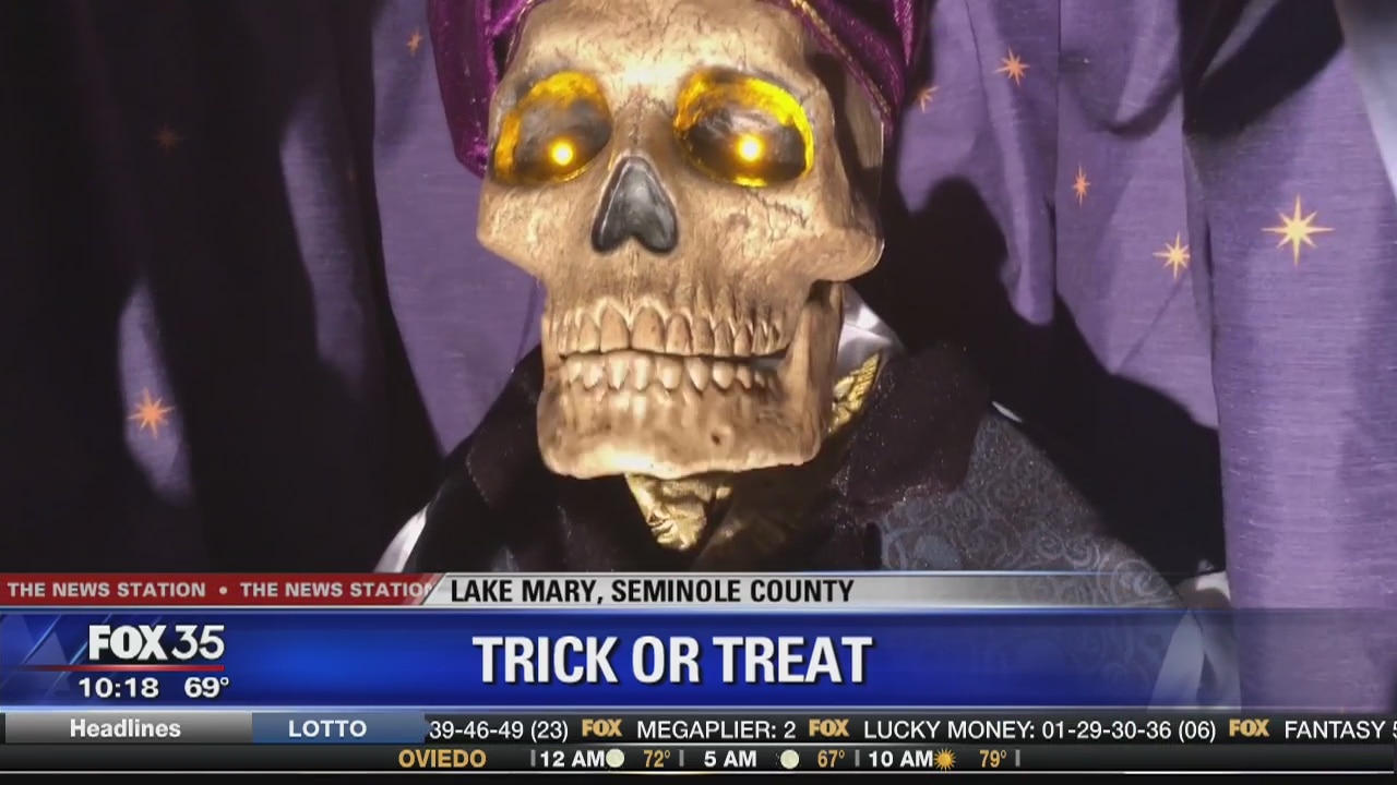 House goes all out for trick-or-treaters