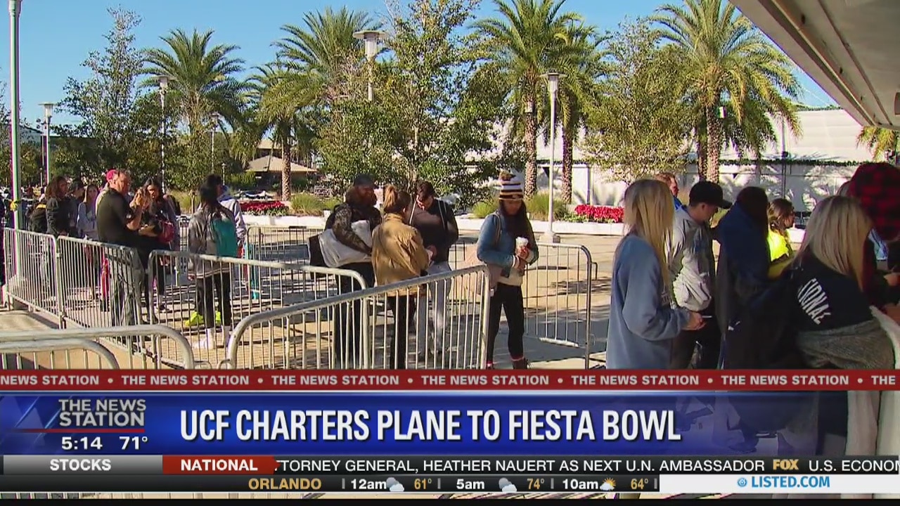 UCF charters plane to Fiesta Bowl