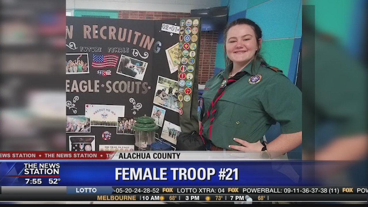 Gainesville has area?s first all-female scout troop