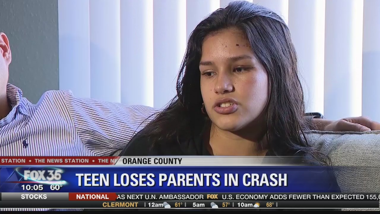 Teen loses parents in deadly crash