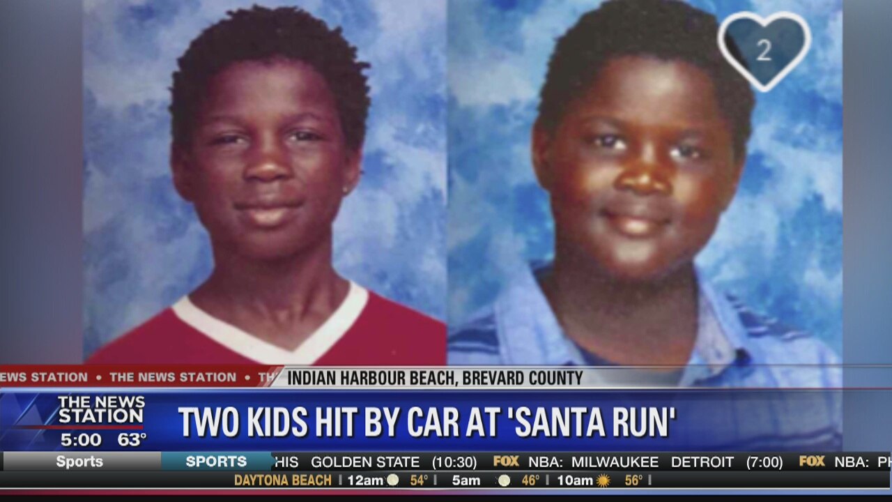 2 boys hit by car at 'Santa Run'