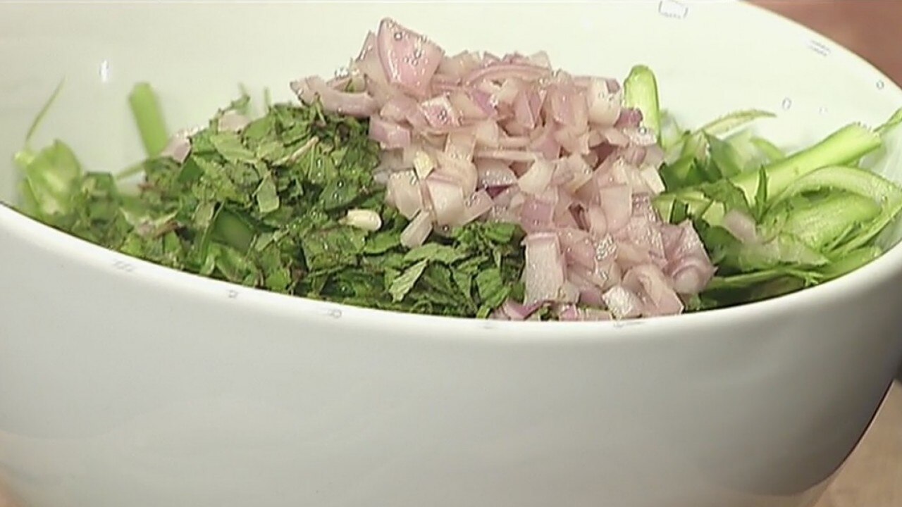 Thursday's Meal: Lemony Asparagus Salad