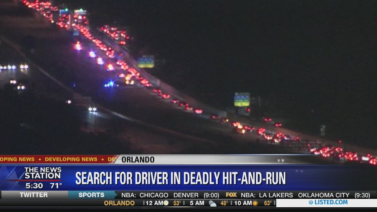 Search for driver in deadly Orlando hit-and-run incident