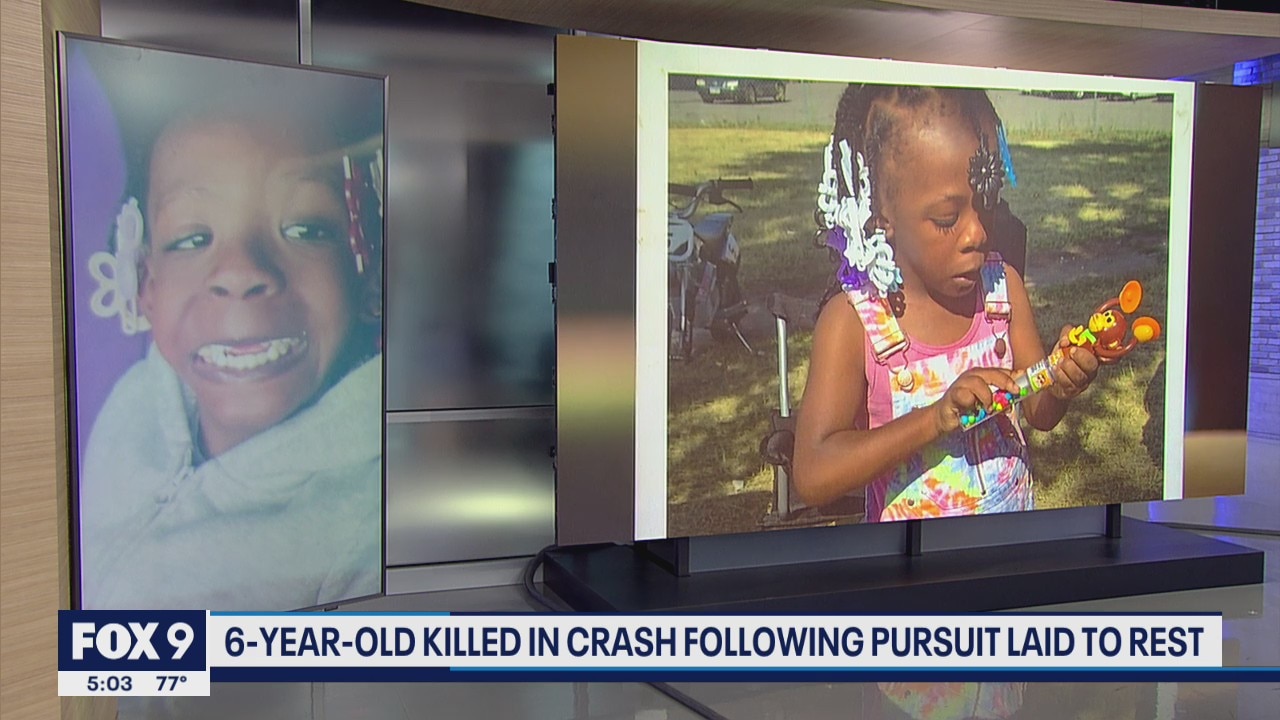 Loved ones say goodbye to Blessings Mclaurin-Grey, young girl killed in police chase