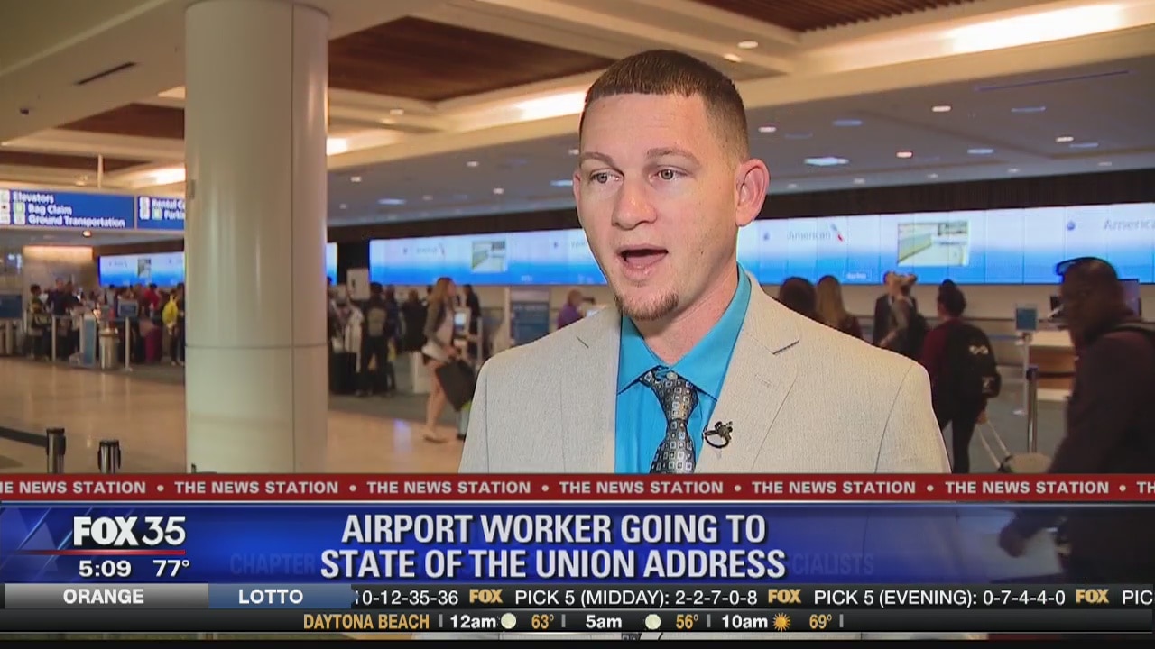 TSA worker from OIA to attend State of the Union