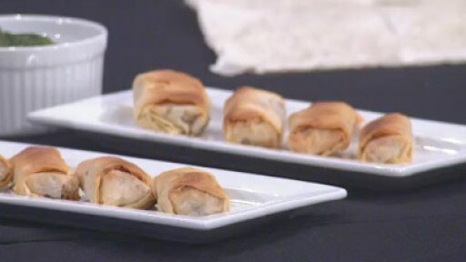 Thursday's Meal: Mushroom and Brie Phyllo Bites