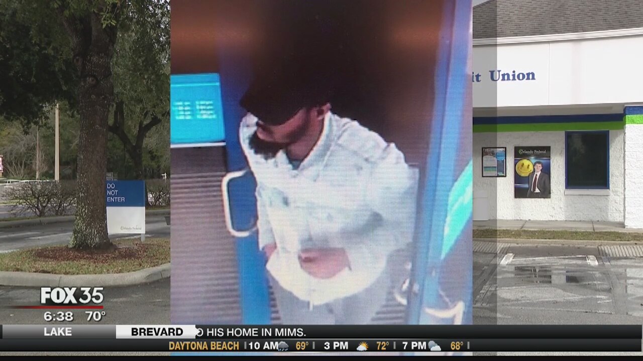 Search for accused serial bank robber