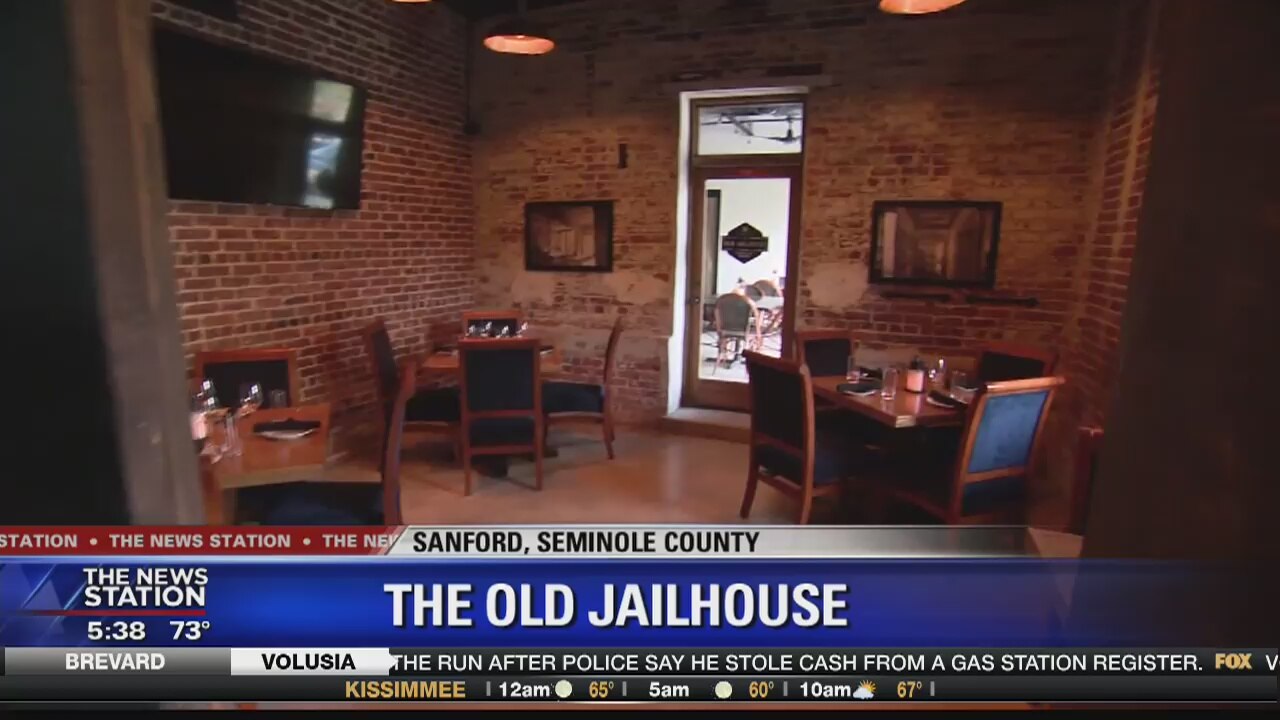 Old jail converted to bar and restaurant