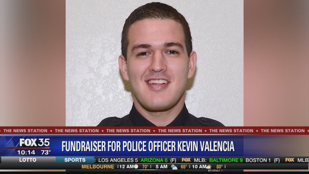 Fundraiser for Orlando police officer Kevin Valencia