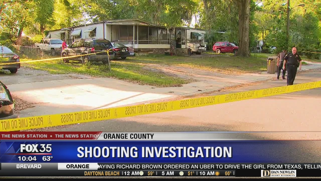 Apopka police officers search for drive by shooter