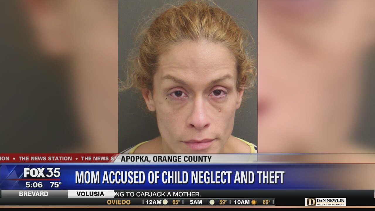 Mother accused of neglect and theft