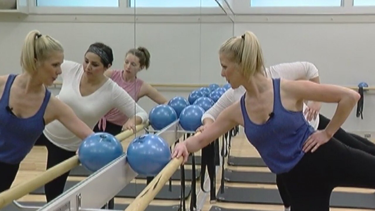 Working out with Dancers Shape at Hill Country Indoor