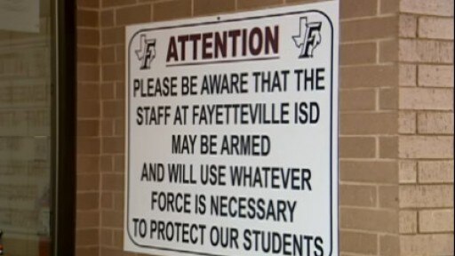 Armed Employees now at Fayetteville ISD