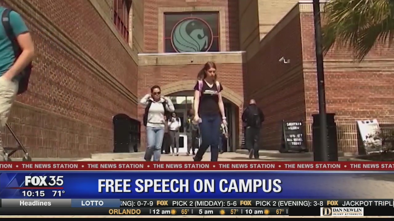 DeSantis backs free speech on college campuses