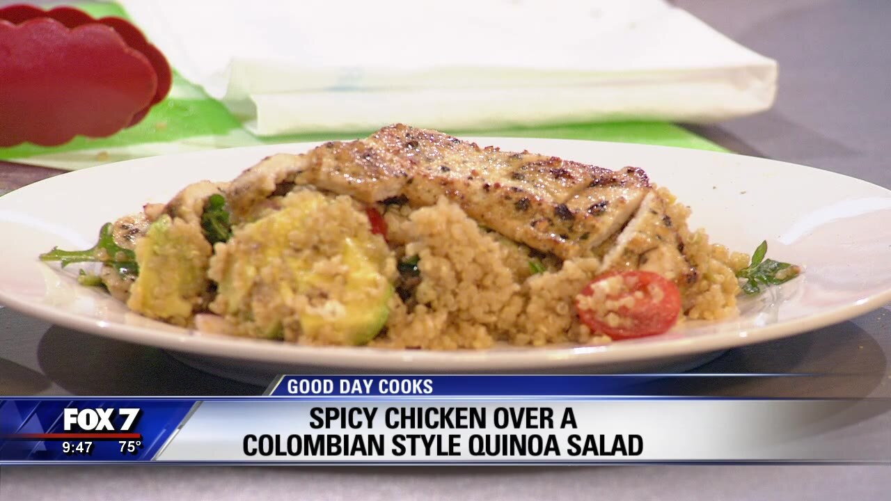 Cooking with FOX 7: Spicy Chicken & Colombian Style Quinoa Salad