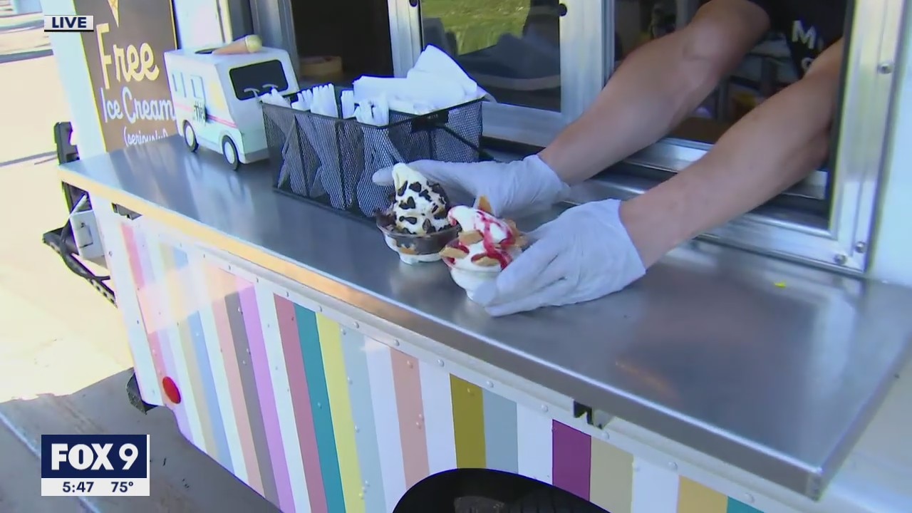 FOX 9 hosts ice cream social at Minneapolis' Sculpture Garden