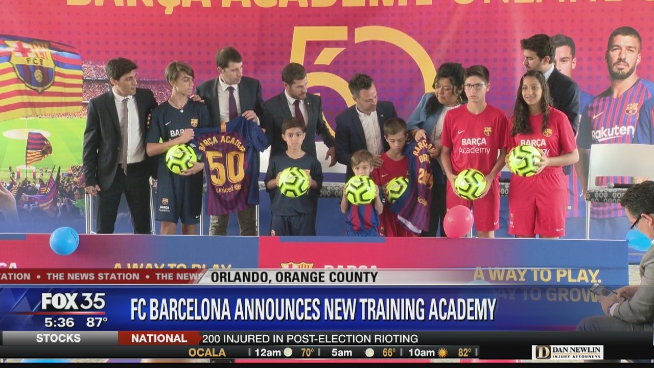 FC Barcelona announces Orlando training academy