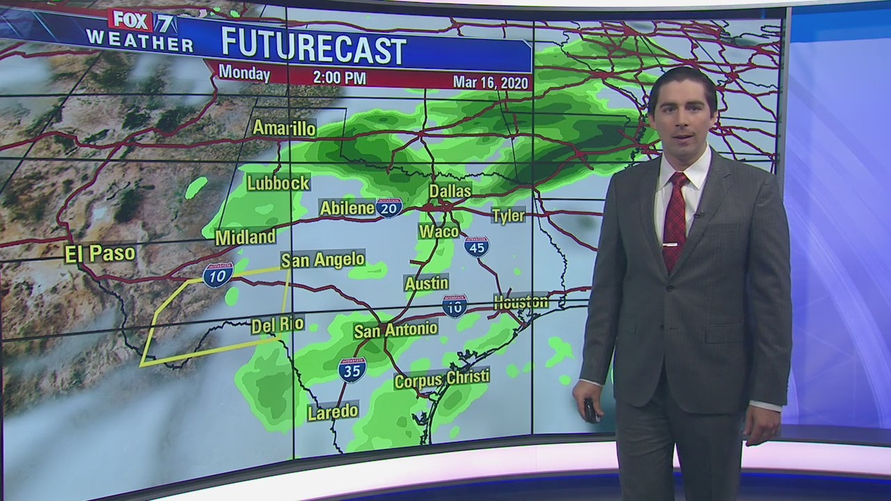 Evening weather forecast for March 15, 2020