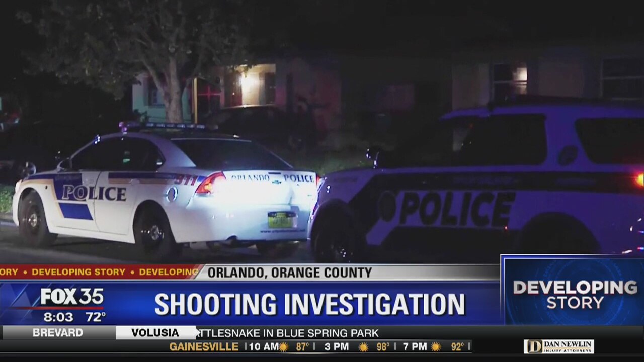 Shooting investigation underway in Orlando