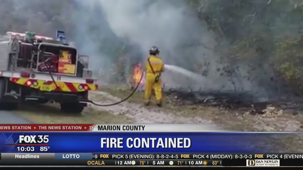 Brush fire prompts evacuations in Marion County