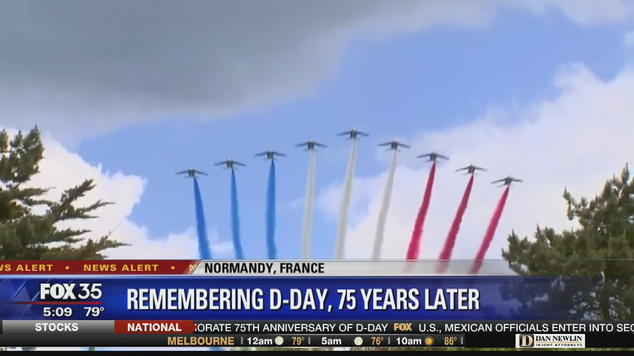World leaders mark D Day 75th Anniversary