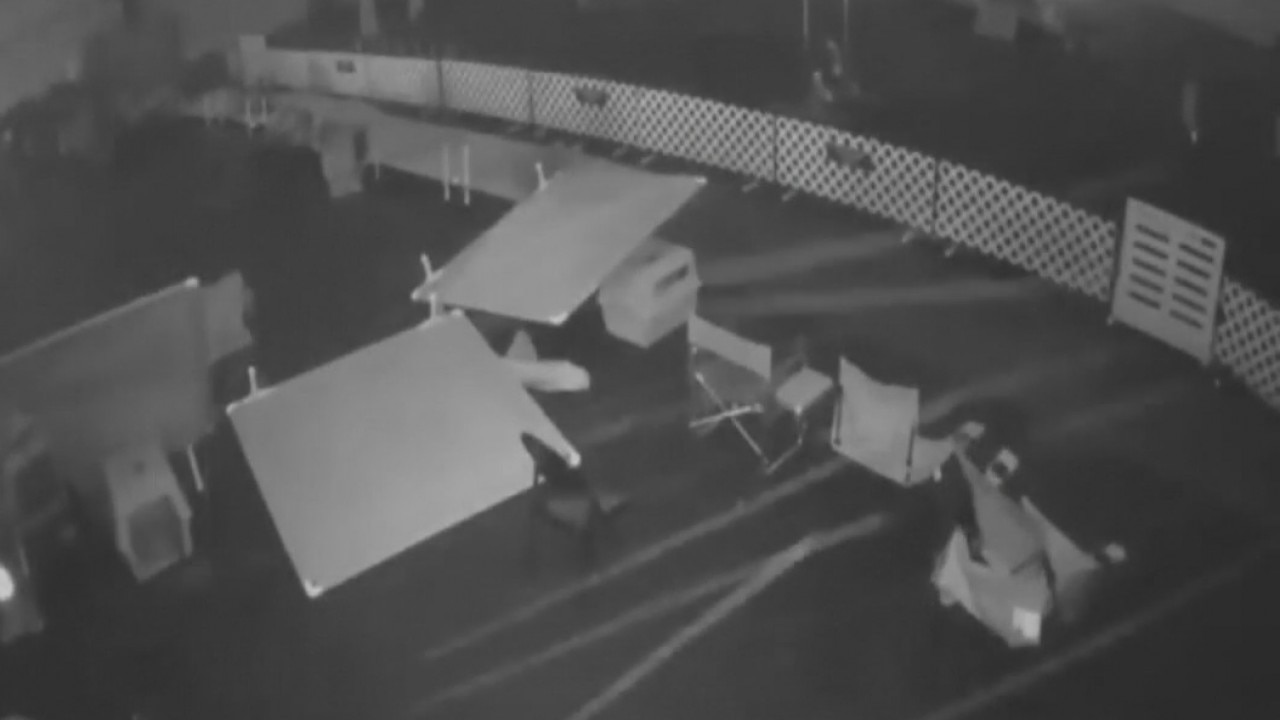 Leander storm damage