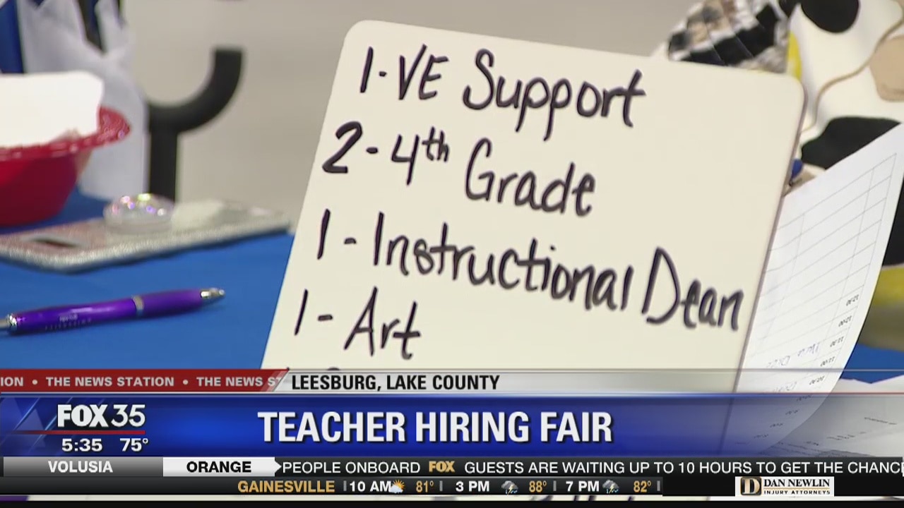 Hiring fair in Lake County amidst teacher shortage