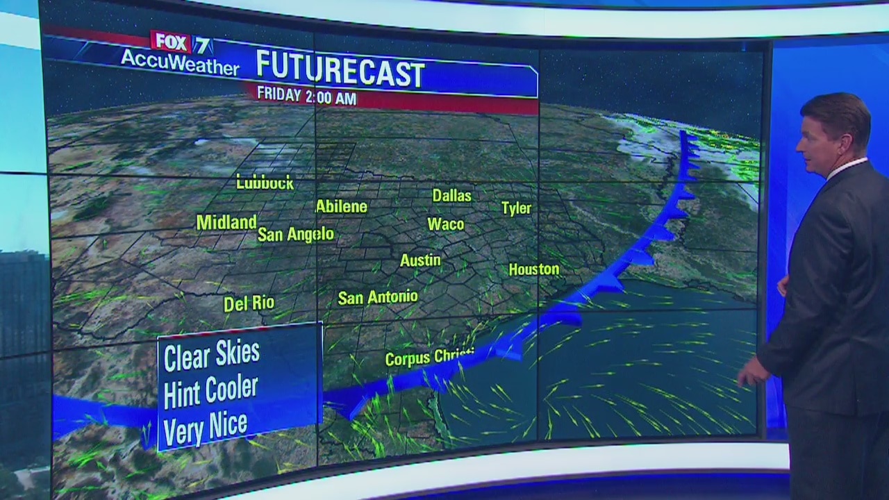 Noon weather forecast for April 25