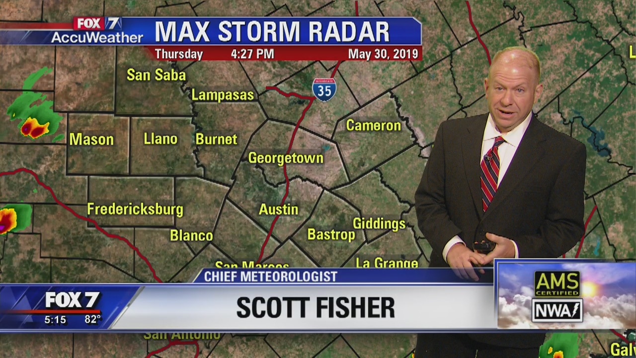 Evening weather forecast for 5/30/19