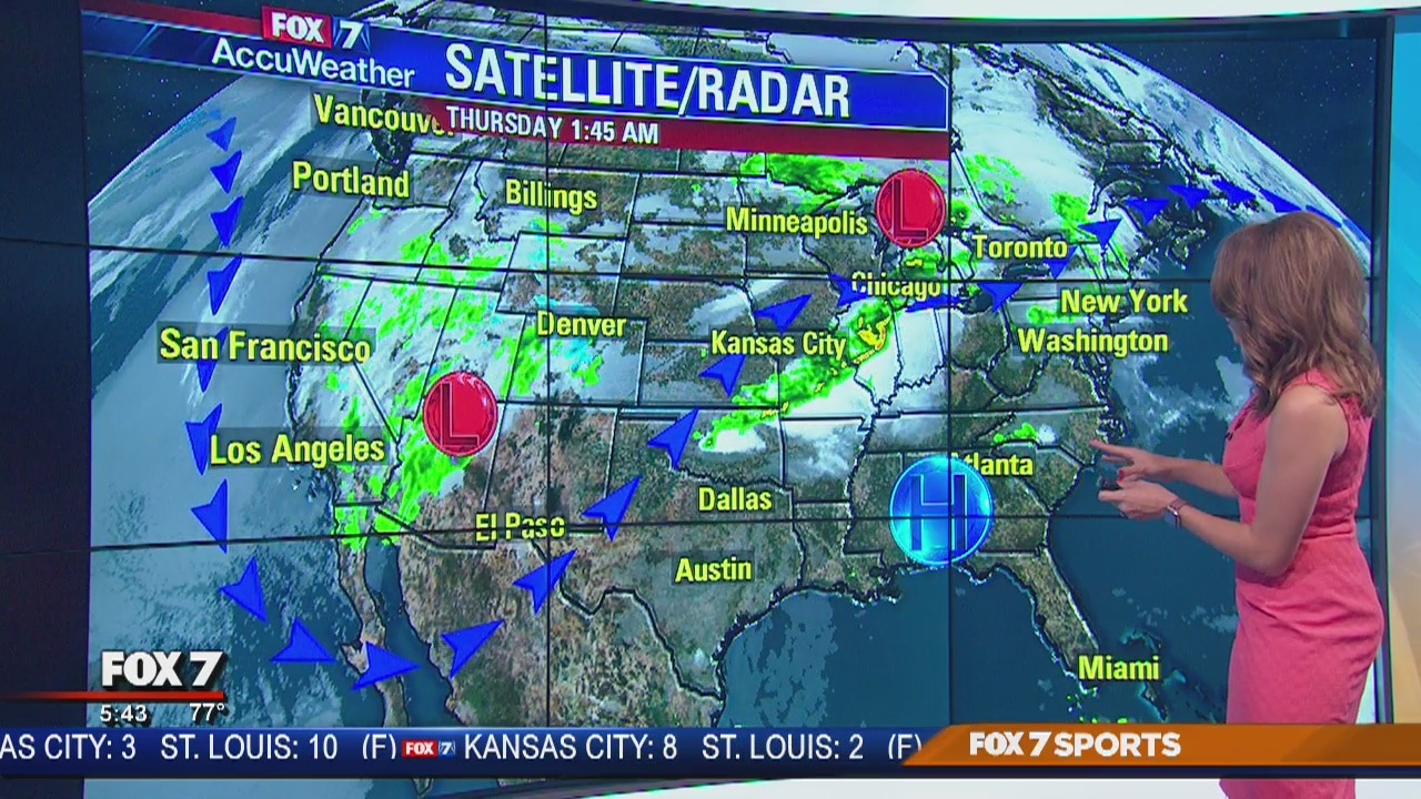Morning weather forecast for May 23