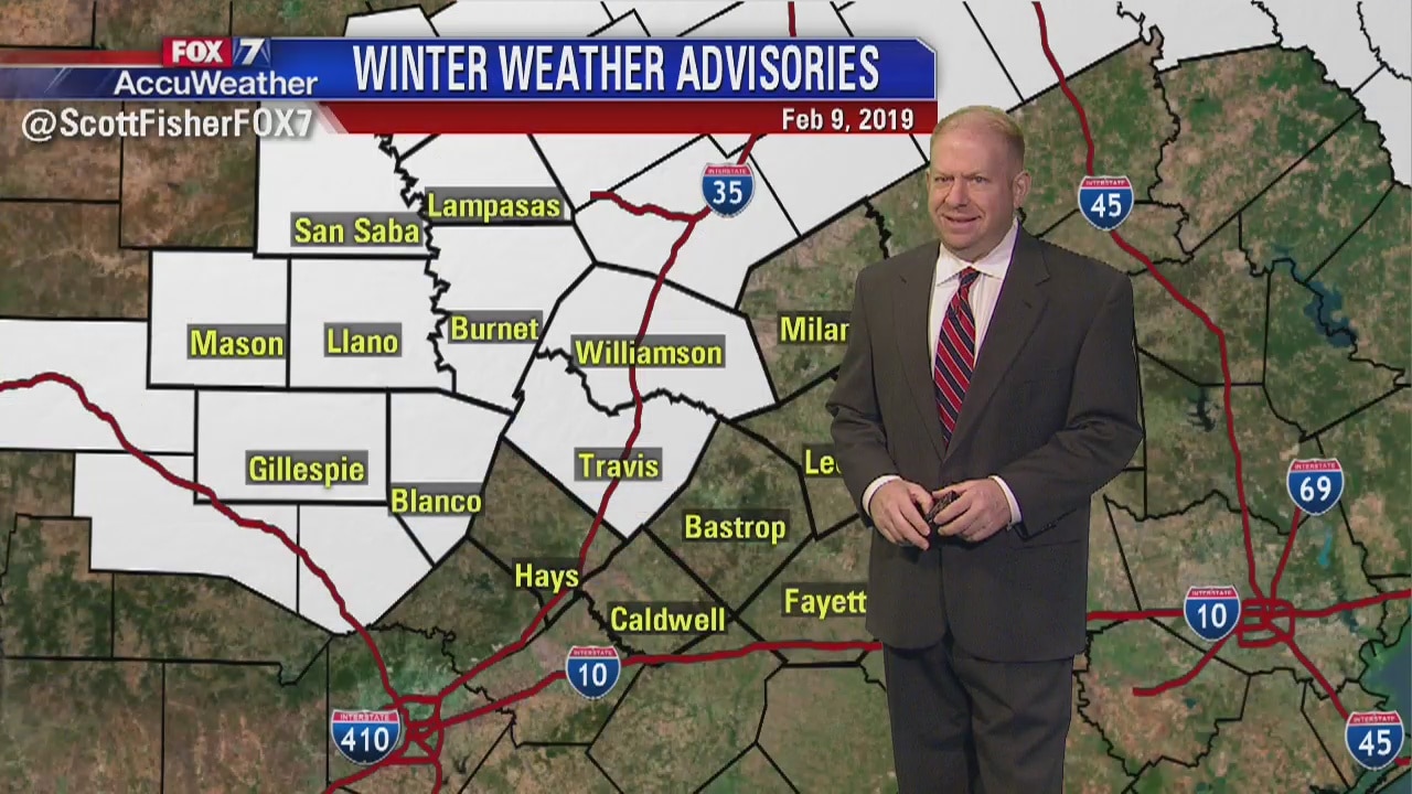Evening weather forecast for 2/8/19