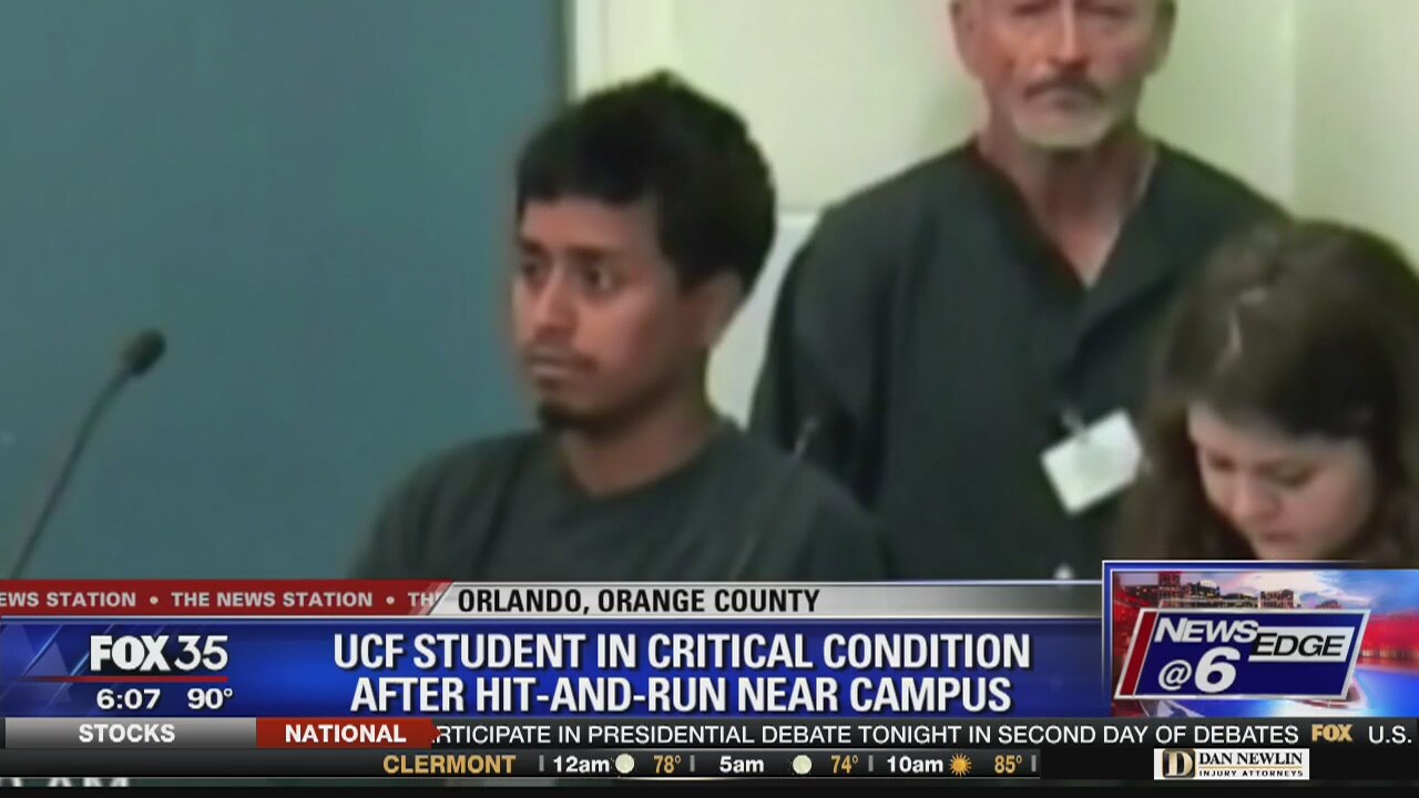 UCF student critical after hit and run
