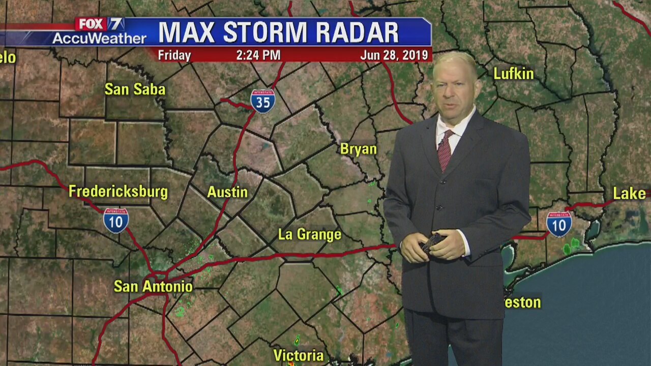 Evening weather forecast for 6/28/19