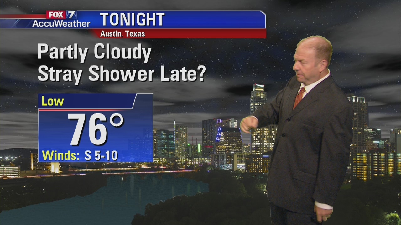 Evening weather forecast for June 18
