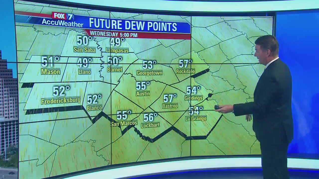 Noon weather forecast for October 23